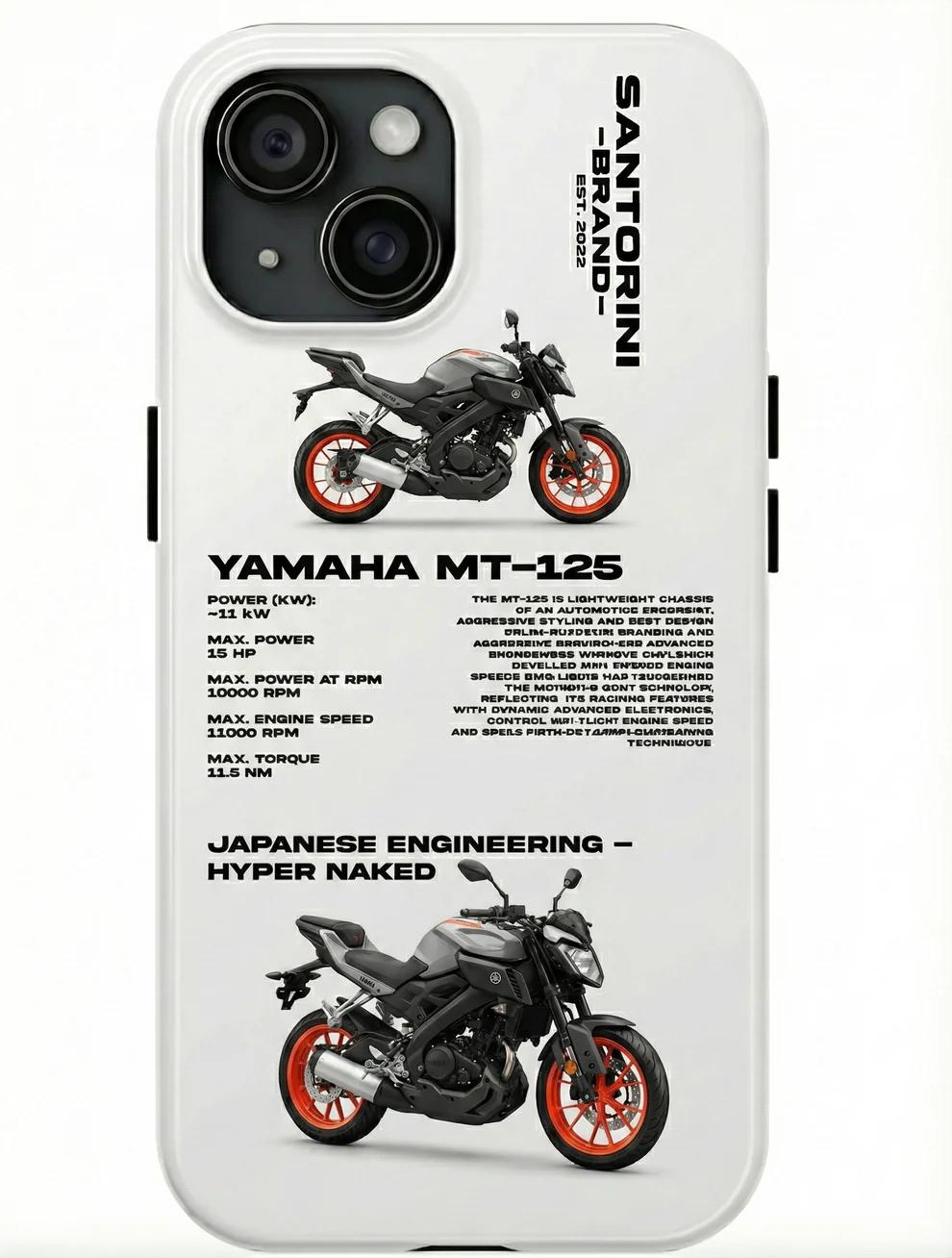YAMAHA 'MT125' BEYAZ KILIF