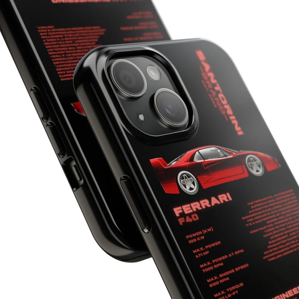 FERRARI 'F40' SİYAH KILIF