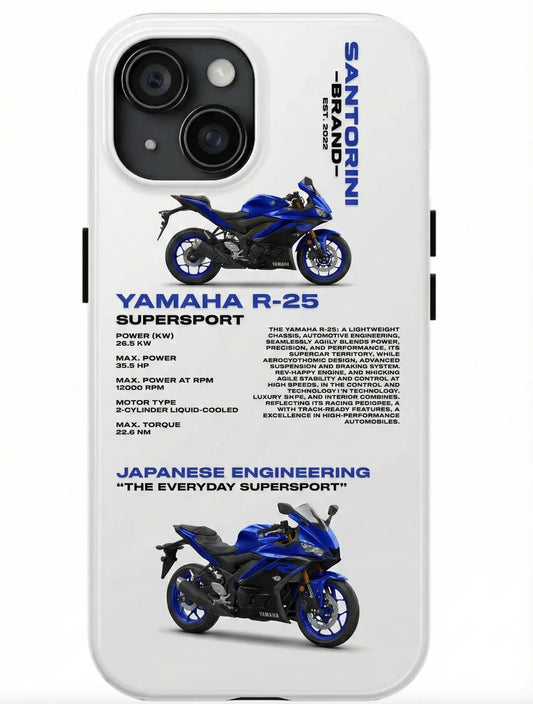 YAMAHA 'R25' BEYAZ KILIF