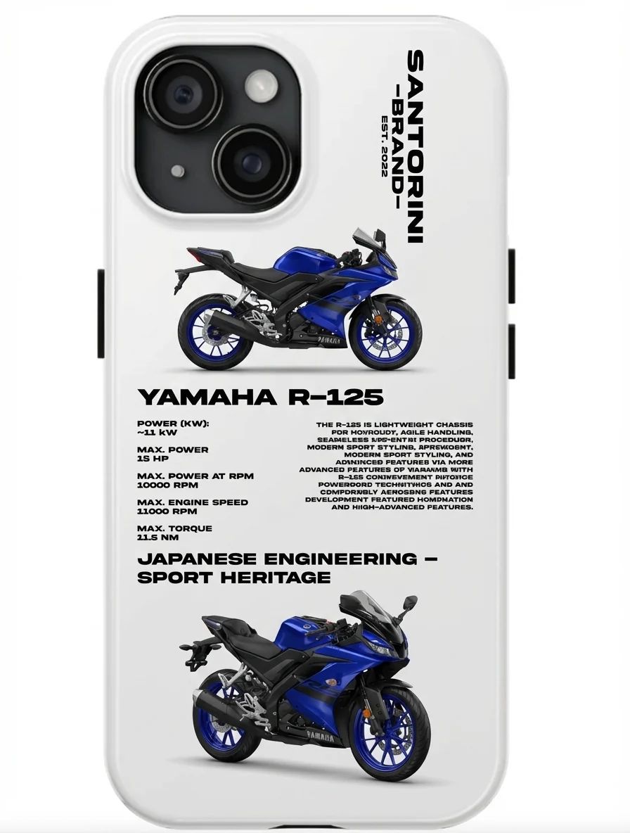 YAMAHA 'R125' BEYAZ KILIF