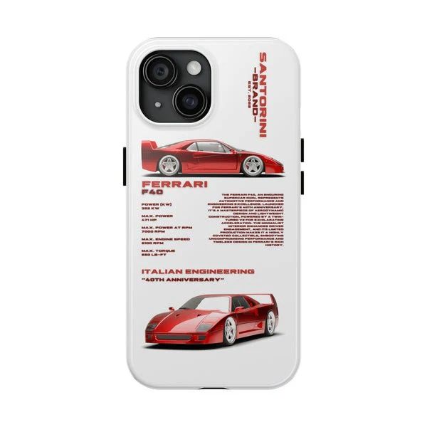 FERRARI 'F40' BEYAZ KILIF