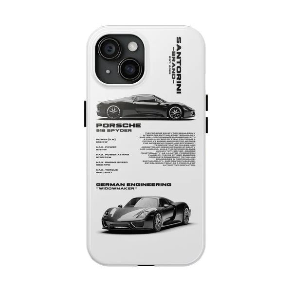 PORSCHE 'SPYDER' BEYAZ KILIF