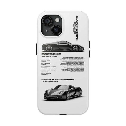 PORSCHE 'SPYDER' BEYAZ KILIF