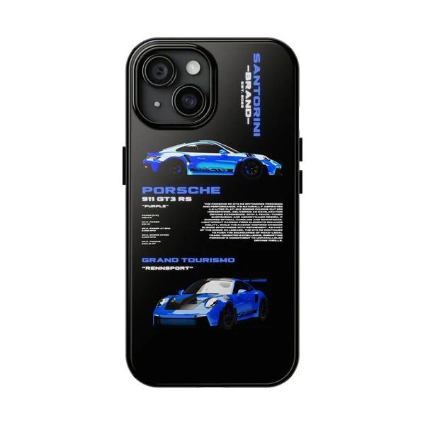 PORSCHE 'SHARK-BLUE' SİYAH KILIF