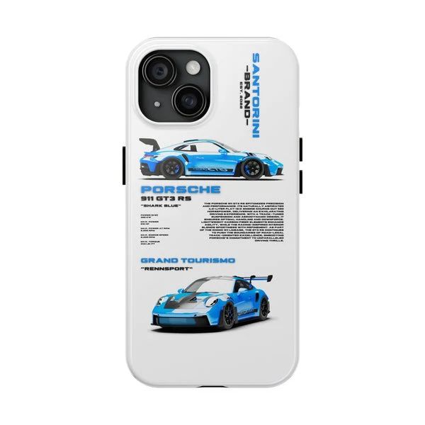 PORSCHE 'SHARK-BLUE' BEYAZ KILIF