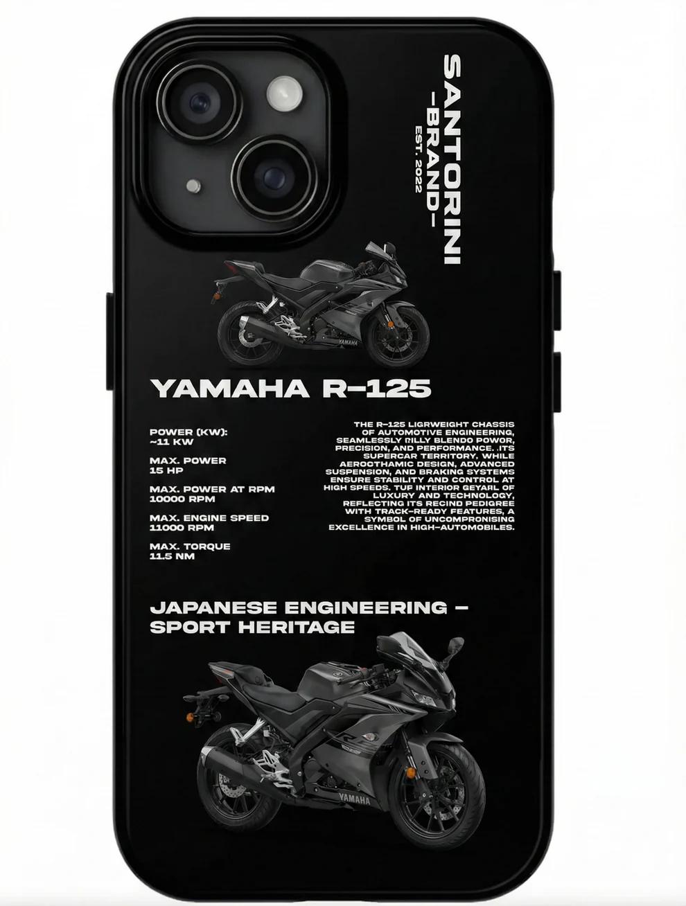 YAMAHA 'R125' SİYAH KILIF